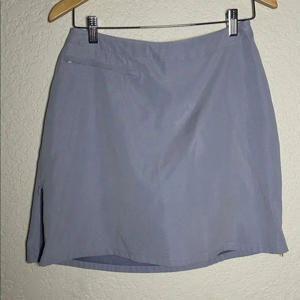 Patagonia Duway Skort Skirt Purple Gray Athleisure Travel Preppy Country Club